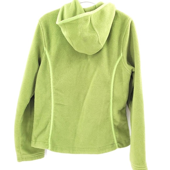 Columbia Lime Green Fleece Zip Jacket | Medium - Picture 2 of 6